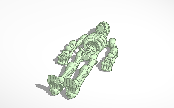 3D design skeleton - Tinkercad