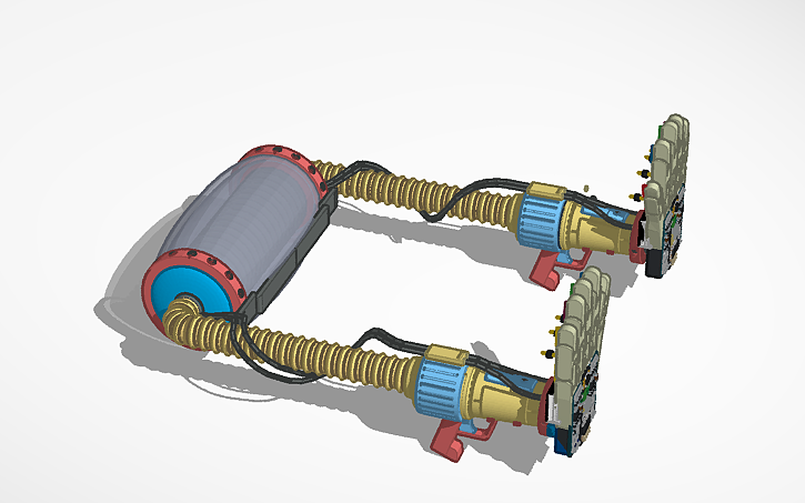 3D design prototype grabpack hand on grabpack - Tinkercad