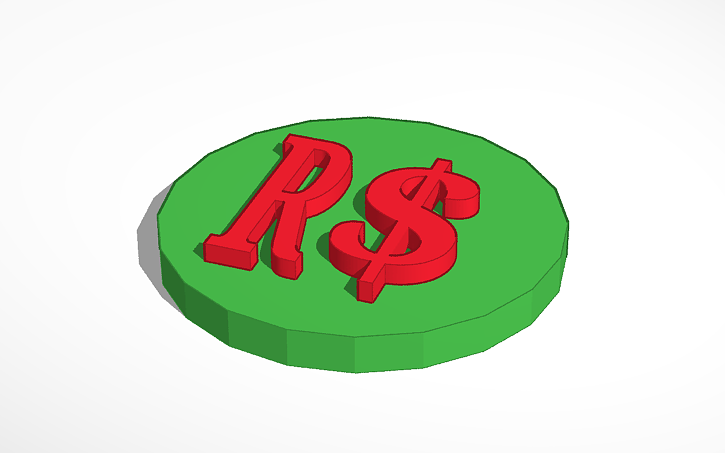 Customized Robux Logo 3D design Robux Logo - Tinkercad