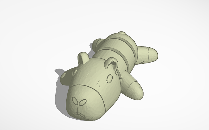3D design CAPYBARA - Tinkercad