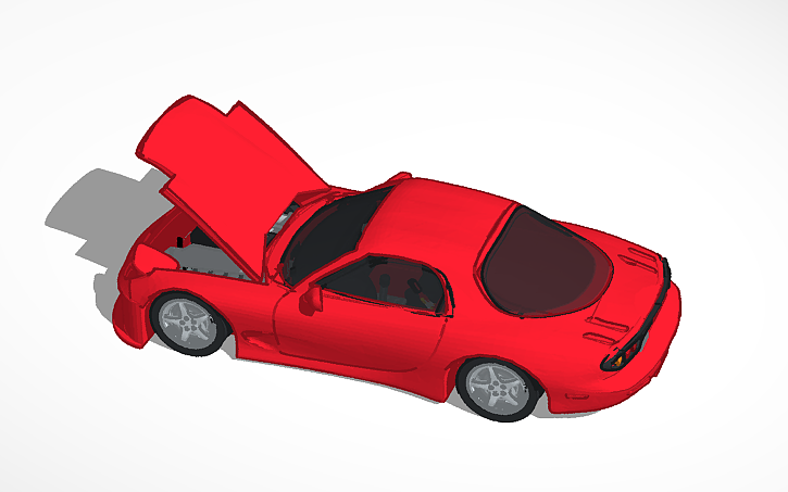 3D design Mazda rx7 - Tinkercad