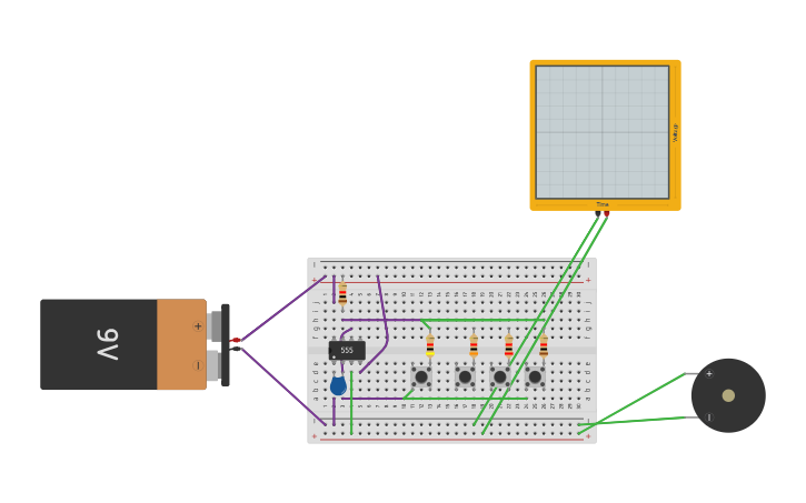 Circuit design Генератор - Tinkercad