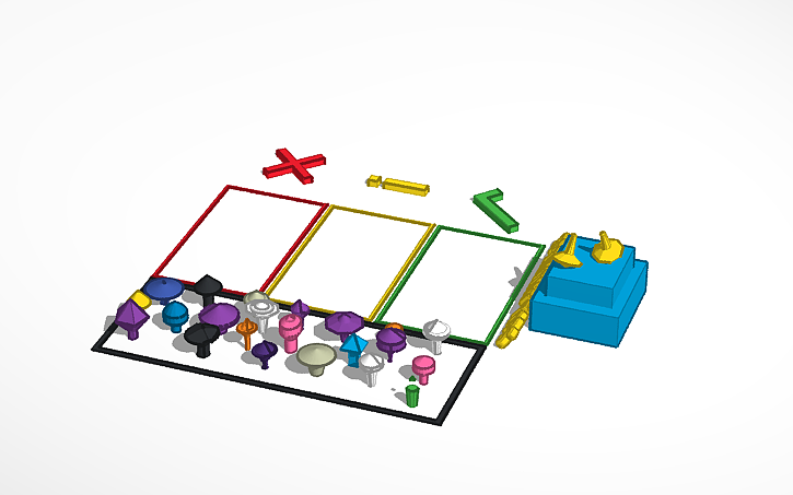 3D design Spinning Top Sort - Tinkercad