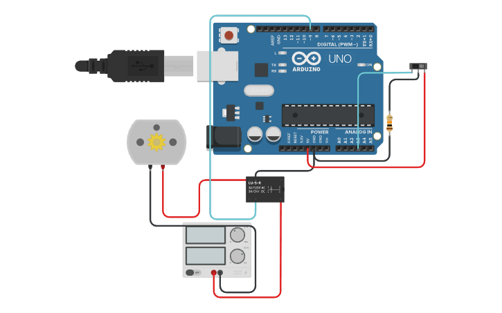Circuit design Water Pump Arduino 121314 - Tinkercad