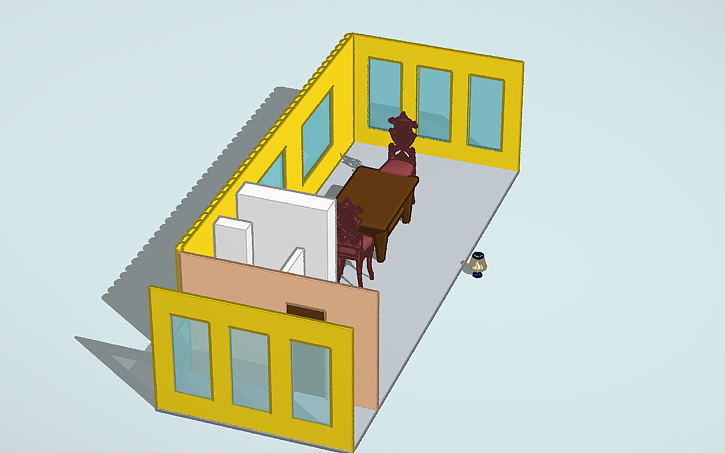 3D design Copy of Interior Design Challenge - Tinkercad