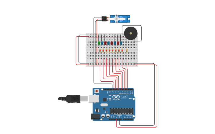 Tinker Card Arduino Circuit design Arduino - Tinkercad