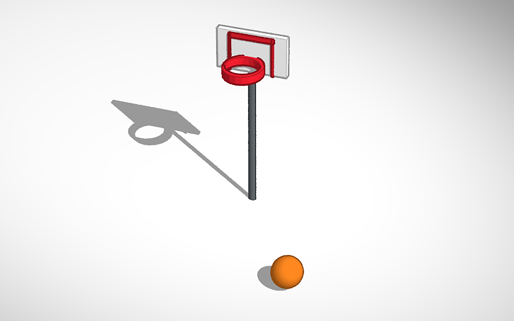 3D design Basketball net - Tinkercad