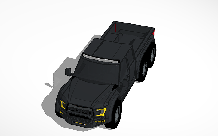 3D design Ford Raptor 6x6 - Tinkercad