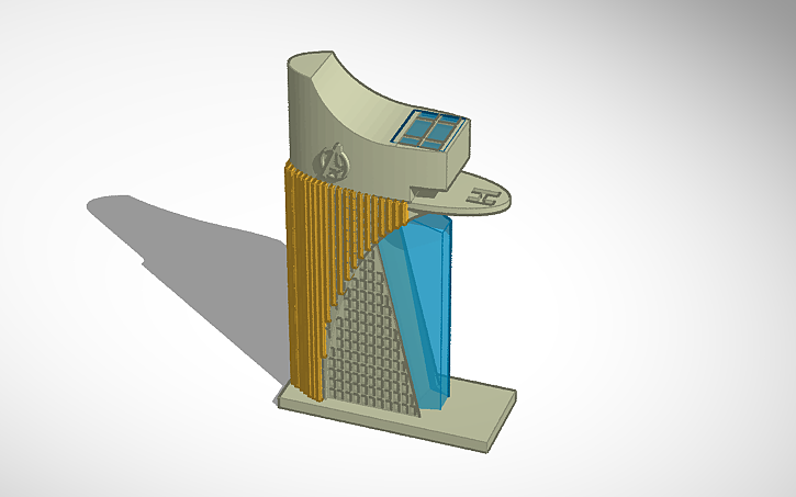 3D design Stark Tower - Tinkercad