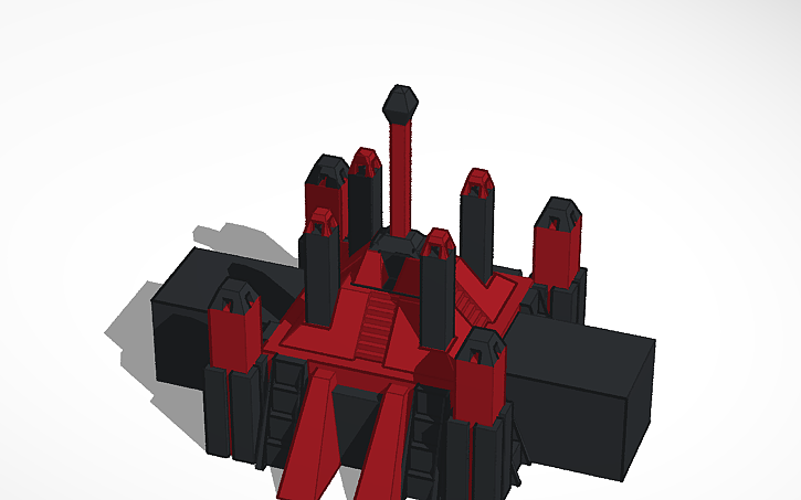 3D design Sith Temple - Tinkercad