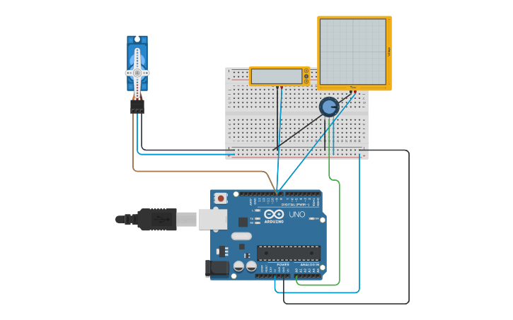 Circuit design PULSE WIDTH MODULATOR WITH SERVOMETER WITH POTENTIOMETER ...