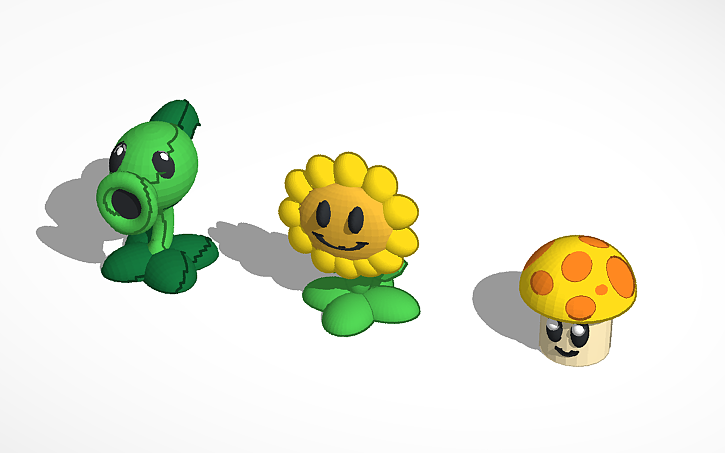 3D design PvZ - Tinkercad