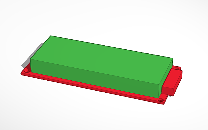 3D design Arduino LCD - Tinkercad