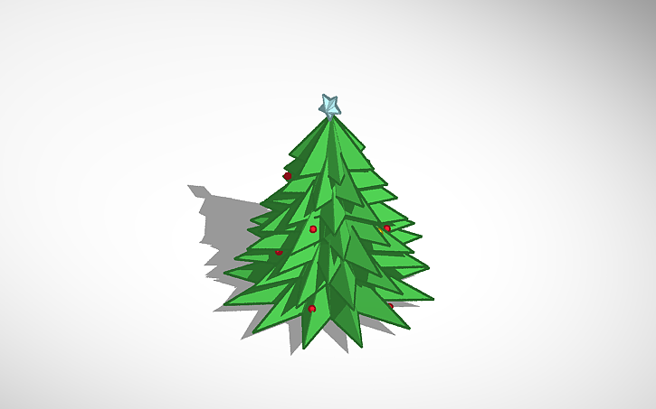 3D design Christmas Tree - Tinkercad