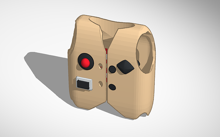 3D design SAFETY VEST - Tinkercad