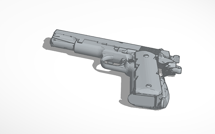 3D design Colt M1911 - Tinkercad