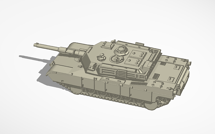 3D design moving tank v2 (developing v3) - Tinkercad