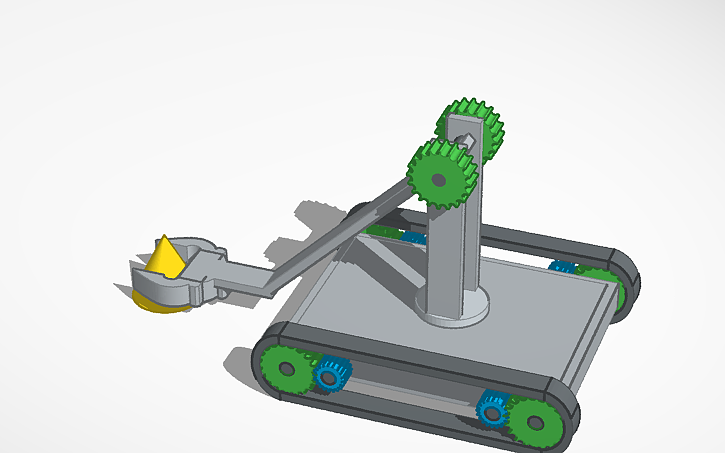 3D design cool robot - Tinkercad