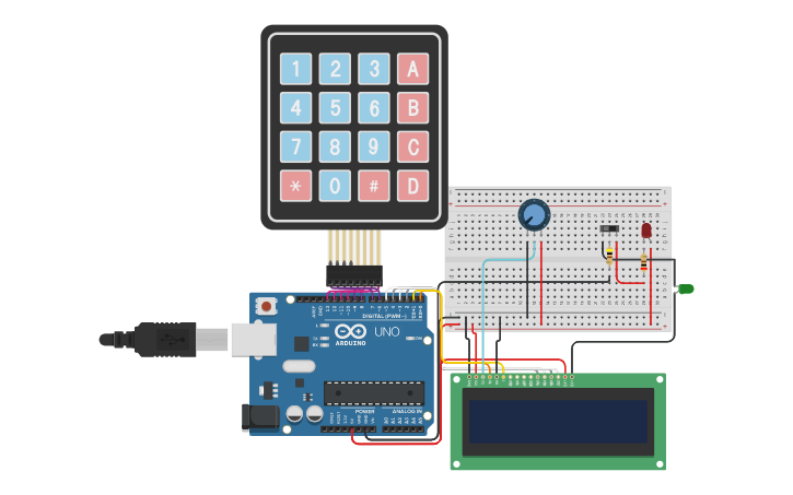 Circuit design PETA PROJECT #5 - Tinkercad