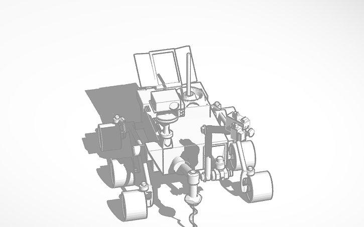 3D design Mars Rover - Tinkercad