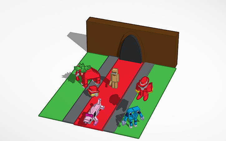 3D design Steal a brainrot - Tinkercad