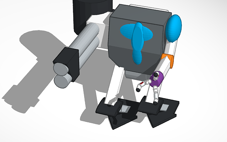 3D design mech - Tinkercad