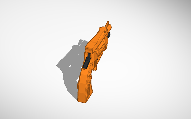 3D design Cap gun - Tinkercad