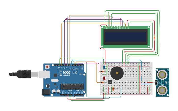 Circuit design Sensor - Tinkercad