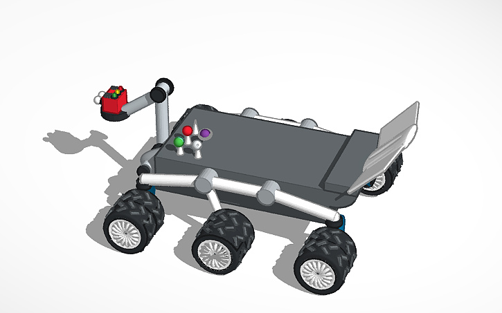 Simple Rover Tinkercad 3D design Rover - Tinkercad
