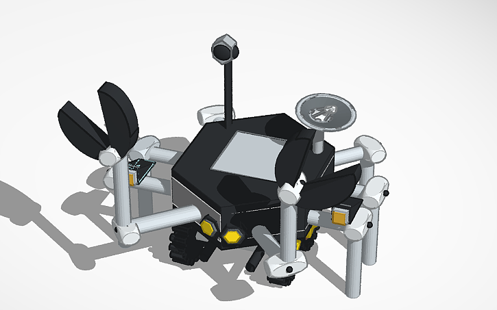 3D design rover - Tinkercad