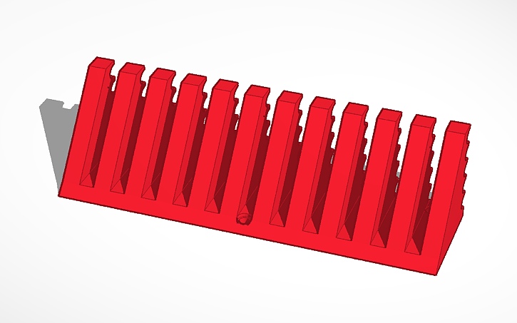3D design Wire/cord Hanger - Tinkercad