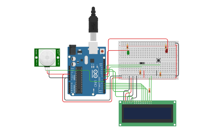 Circuit design STOP WATCH USING ARDUINO - Tinkercad