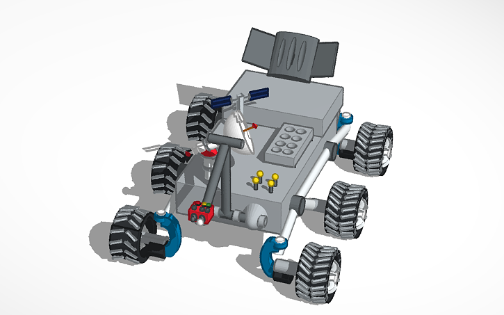 3D design rover - Tinkercad
