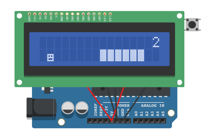 Circuit design Geometry dash - Tinkercad