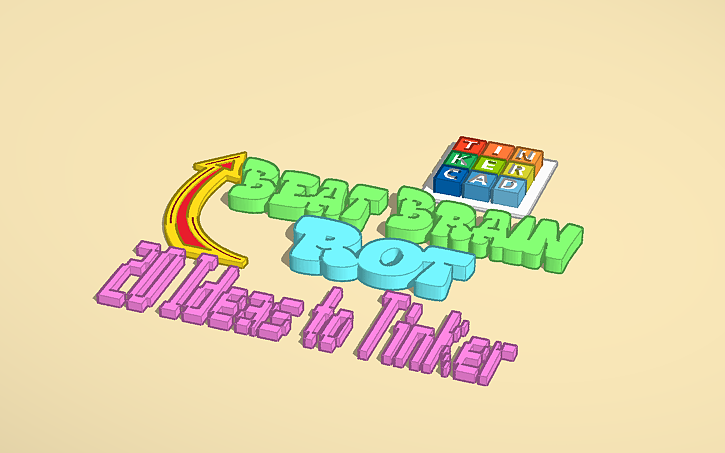 3D design 20 Ideas To Tinker: Brain Rot Beater - Tinkercad