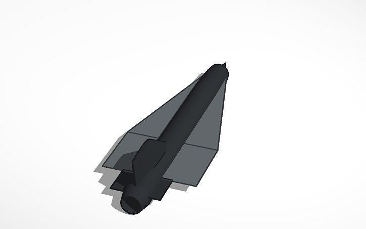 3D design Lockheed Martin D-21 Drone - Tinkercad