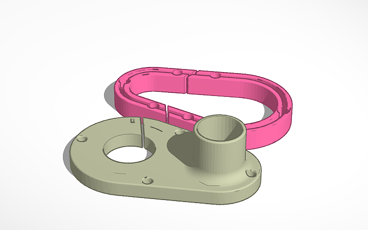 3D design 52mm magnetic dust boot - Tinkercad