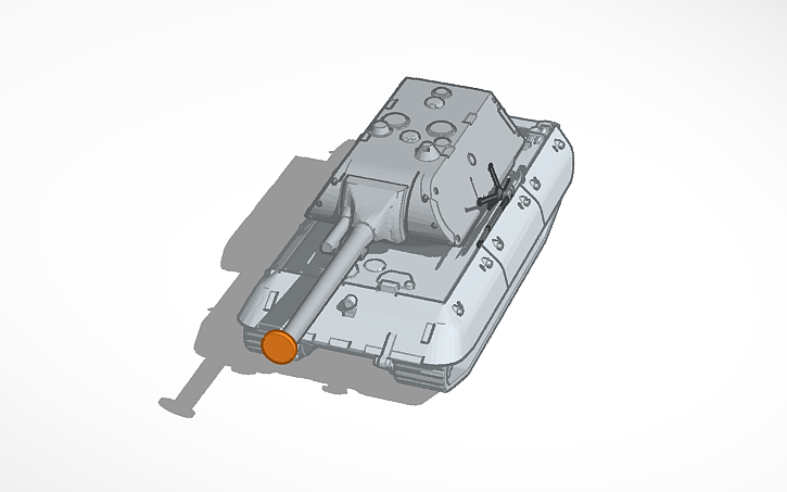 3D design Movable tank - Tinkercad