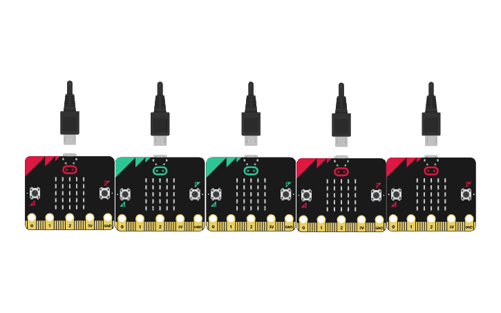 Micro Bit Design Modul Circuit design micro bit - Tinkercad