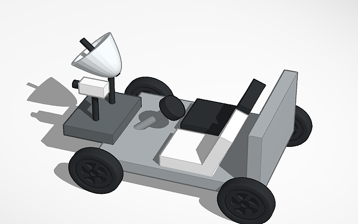 3D design Moon Rover - Tinkercad