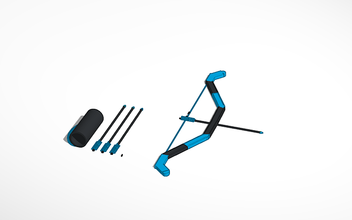 3D design firing bow - Tinkercad