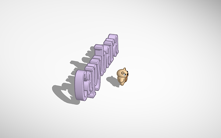 3D design Capybara - Tinkercad