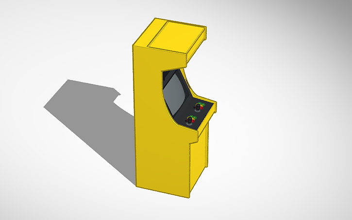 3D design Arcade Machine - Tinkercad