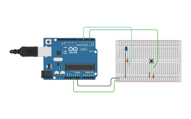 Circuit design Button - Tinkercad