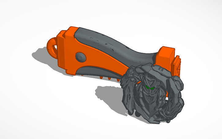 3D design Launcher grip 2.O - Tinkercad
