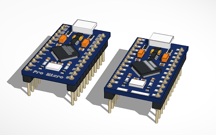 Arduino Pro Tinker Box 3D design Arduino Pro Micro - Tinkercad