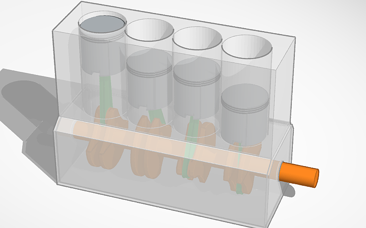3D design 4 C ENGINE - Tinkercad