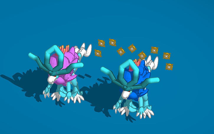 3D design Shiny Walking Wake - Tinkercad