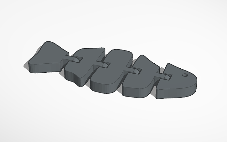 3D design fish - Tinkercad