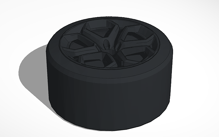 3D design Ruedas dani - Tinkercad